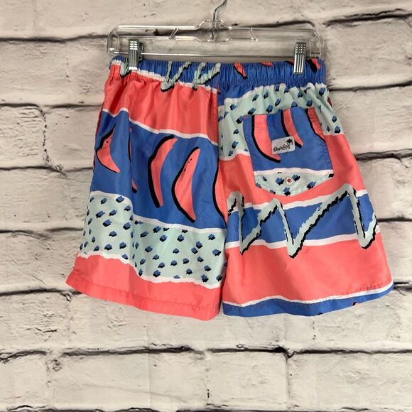 Boardies Men's Swim Trunks M Multicolor Retro Beach Design Shorts - Picture 6 of 7